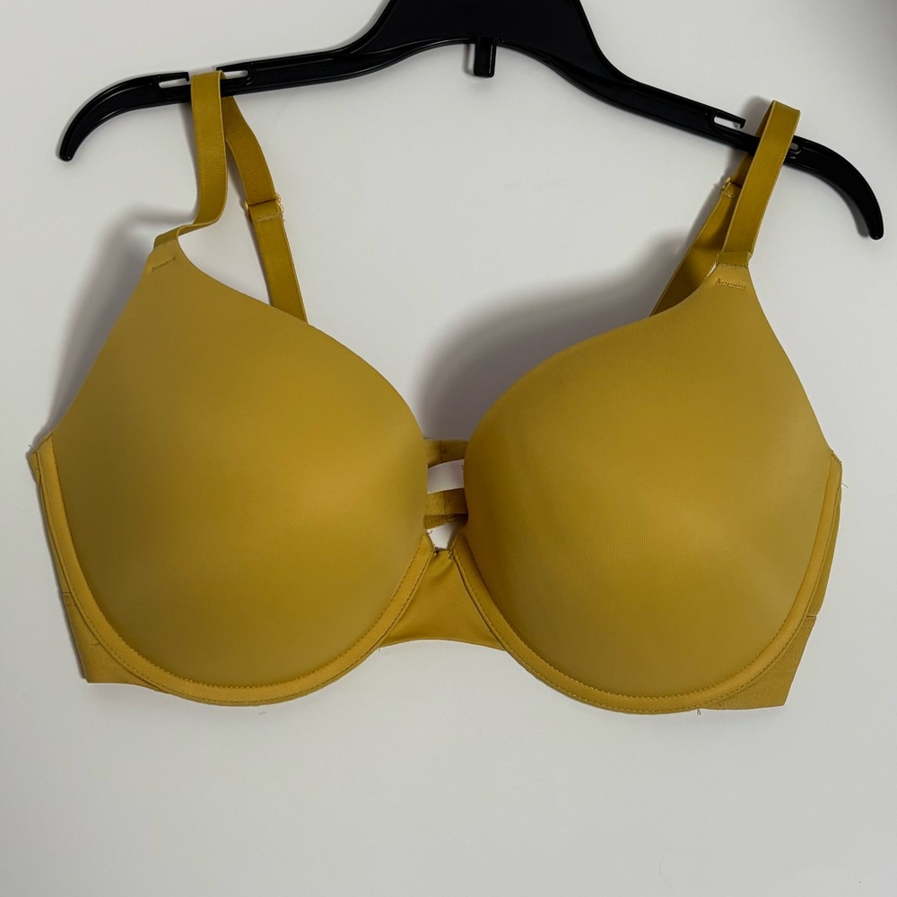 Pink by VS Gold/Yellow Bra 36DD